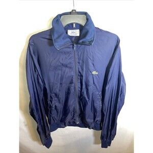 Izod-Lacoste Men’s Windbreaker Size Large Dark Blue Athleisure Outdoors Active